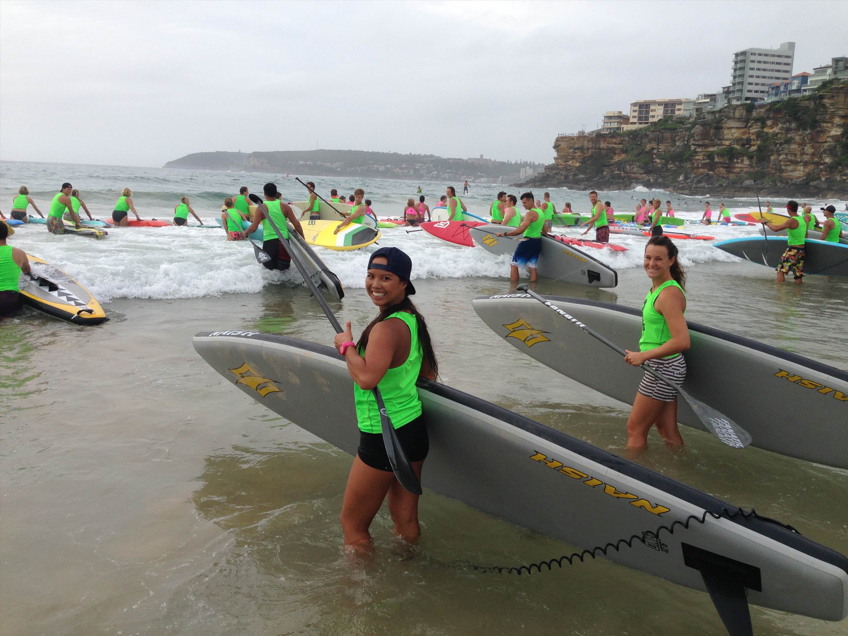 Girls at race start