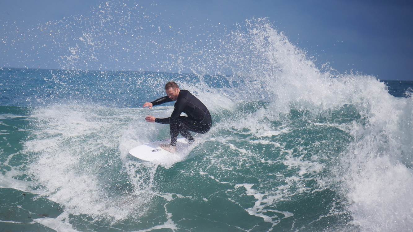 North Beach off the lip