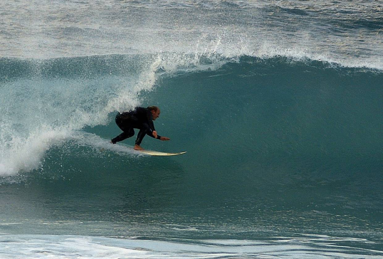 under the lip