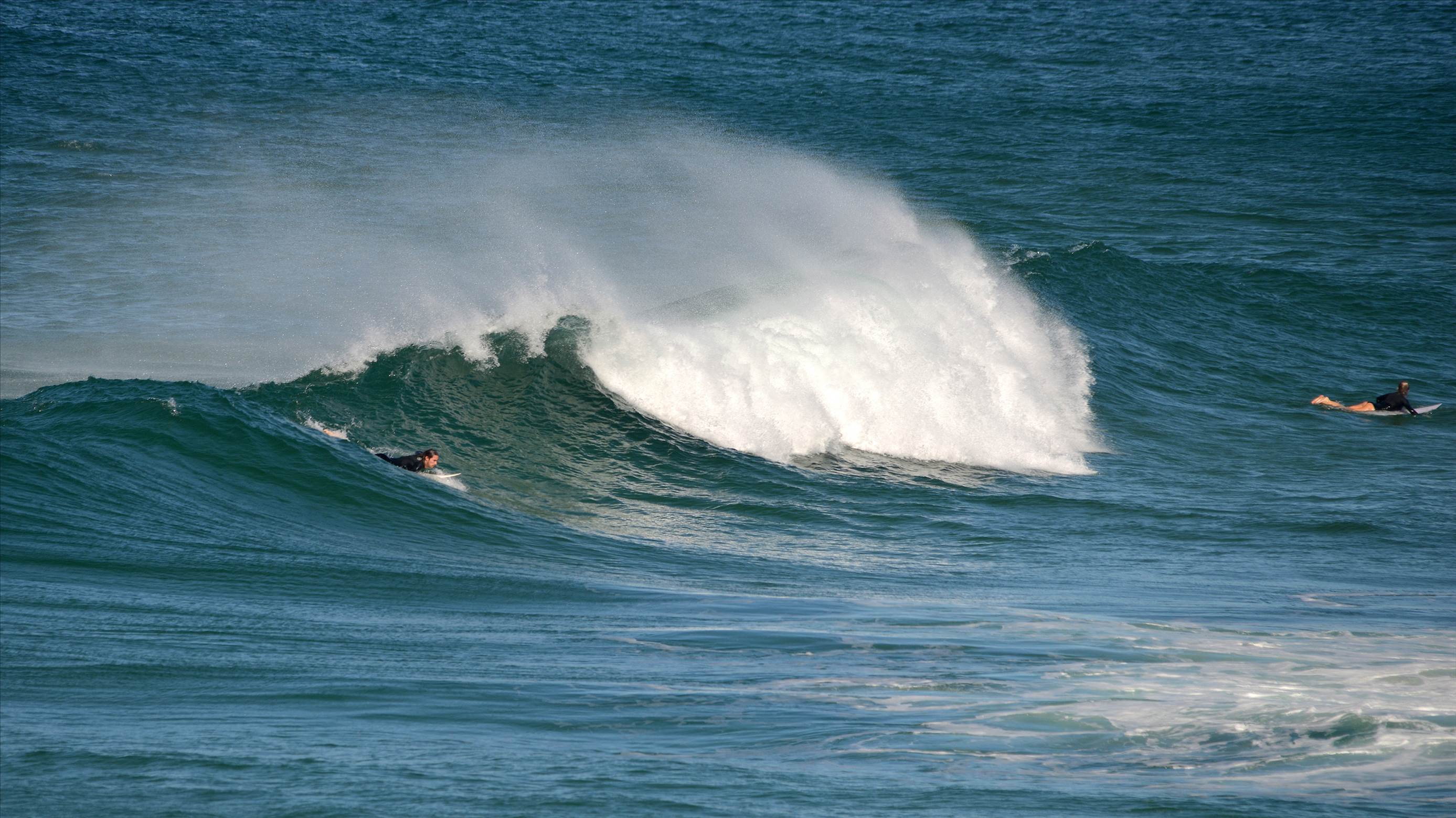 Surfers at Dreamtime Beach