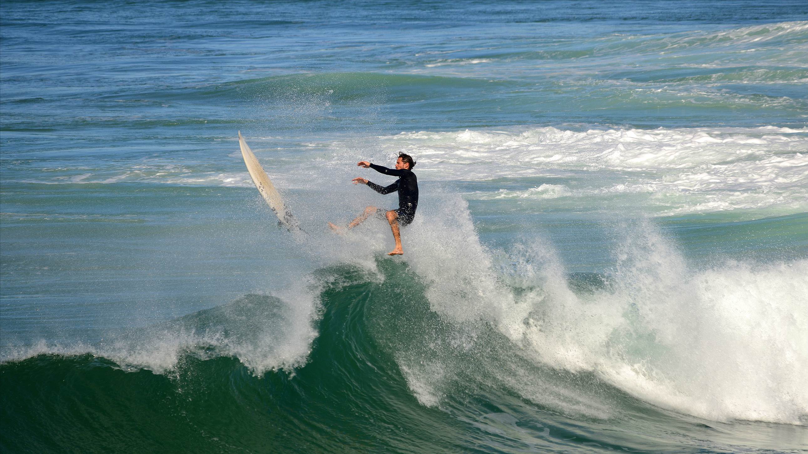 Surfers at Dreamtime Beach