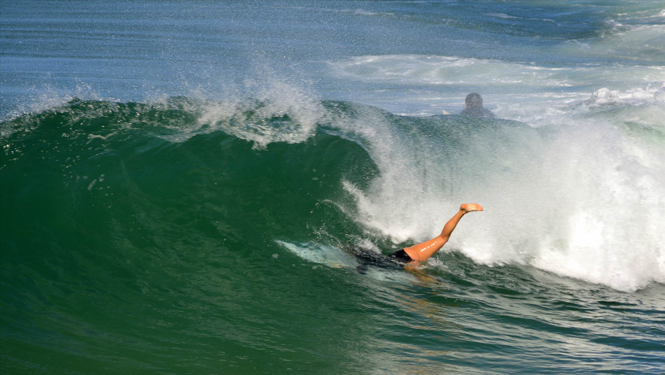 Surfers at Dreamtime Beach