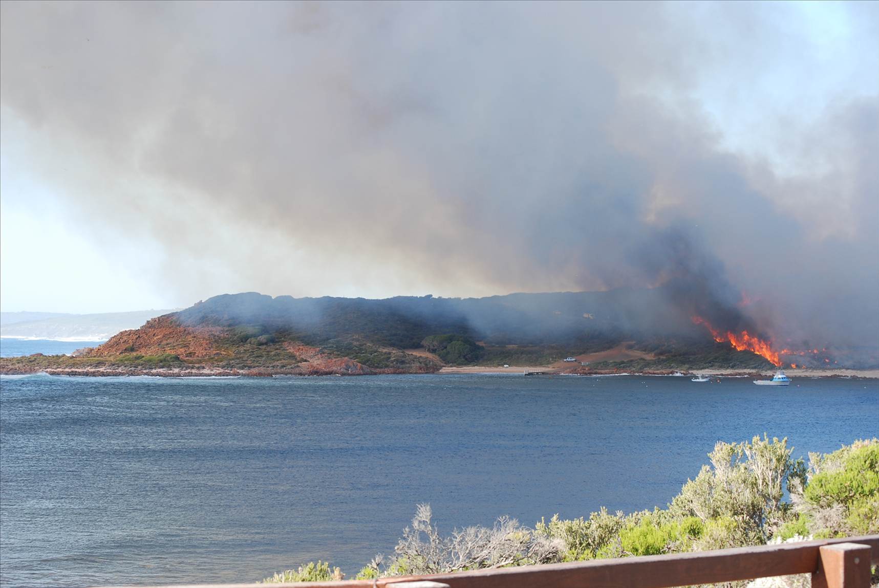 north point on fire
