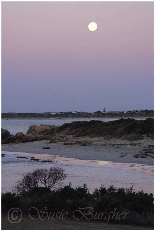 easter moon at robe