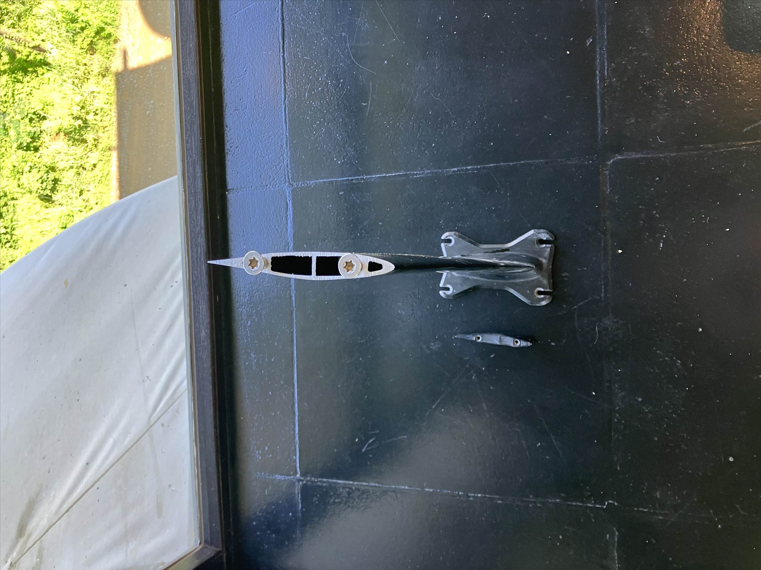 Repaired mast