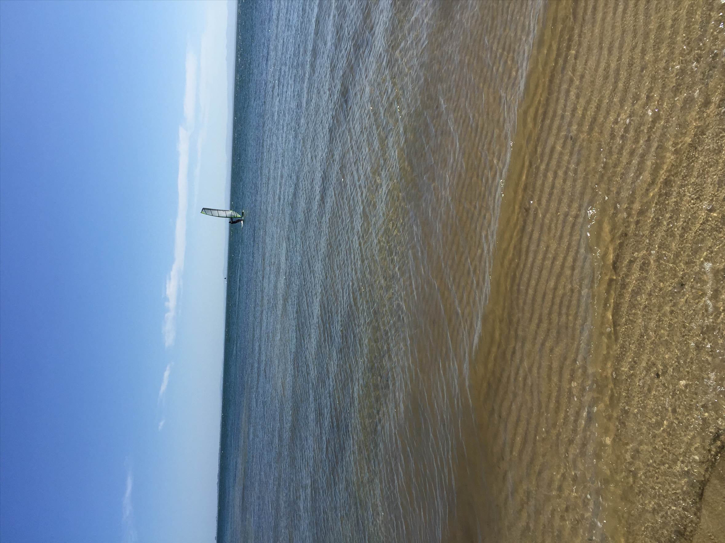 Light wind sailing bongaree