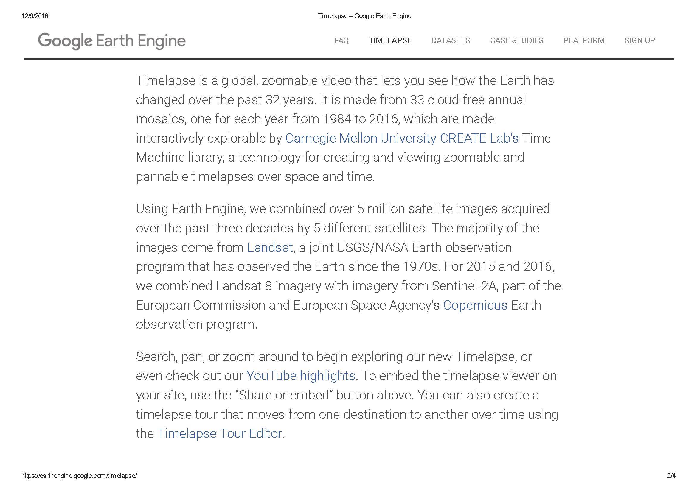 Timelapse - Google Earth Engine 2016 Sandy point Page 2