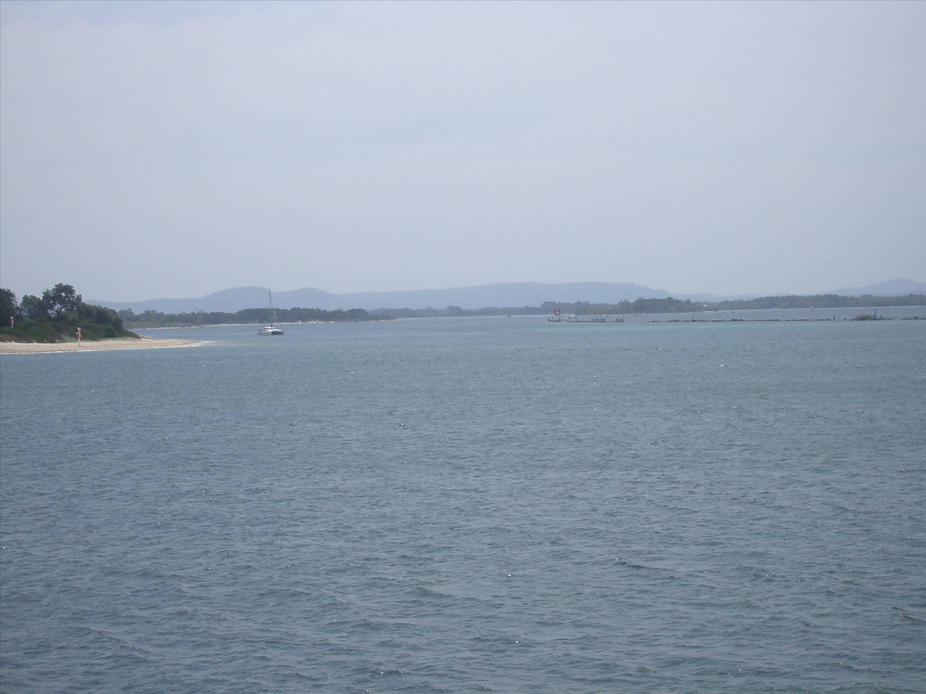 Yamba - Looking Norwest from launch
