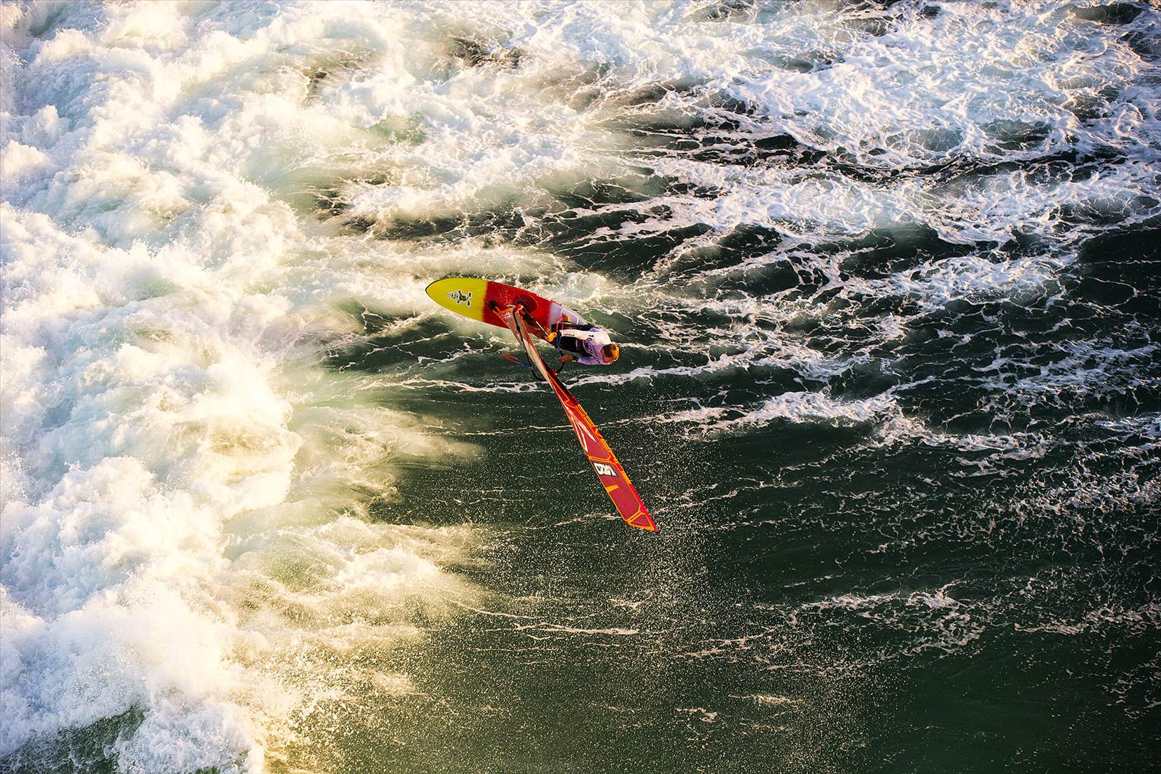 Jaeger Stone hitting the waves at the Wave Comp