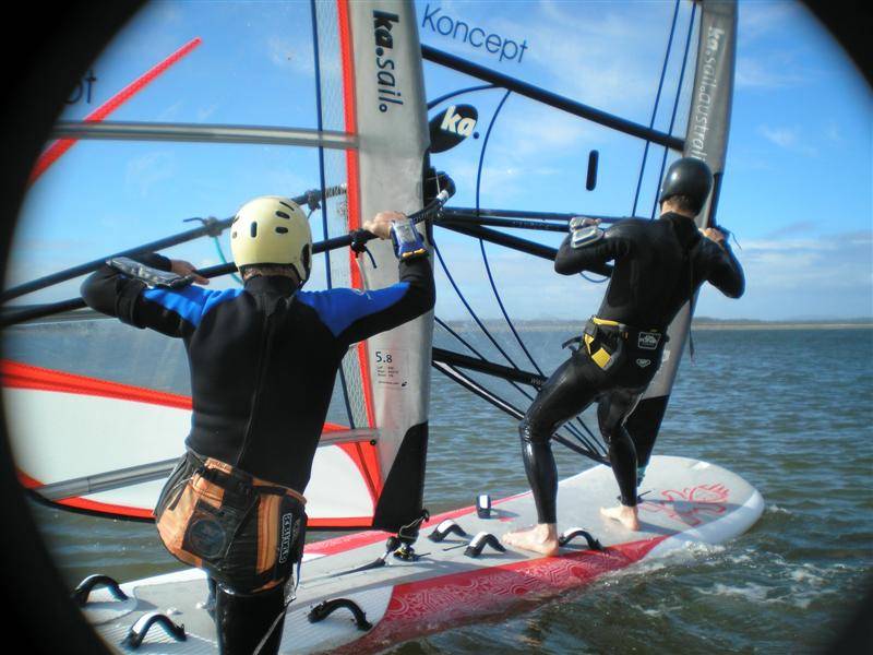 Starboard Gemini - tandom at the spit