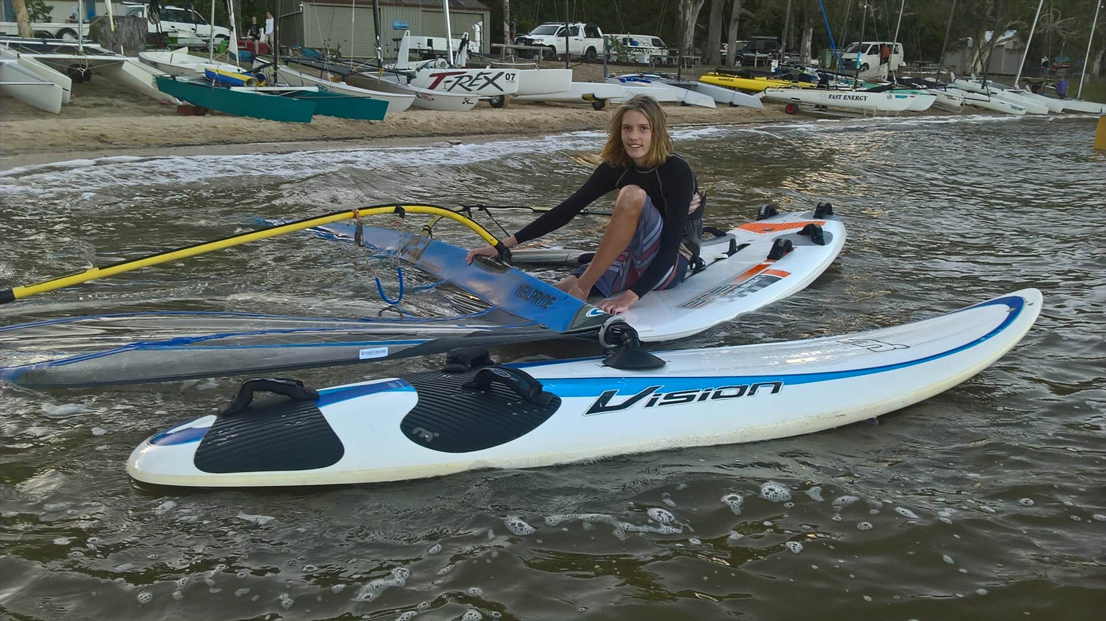 jnr league windsurfing course
