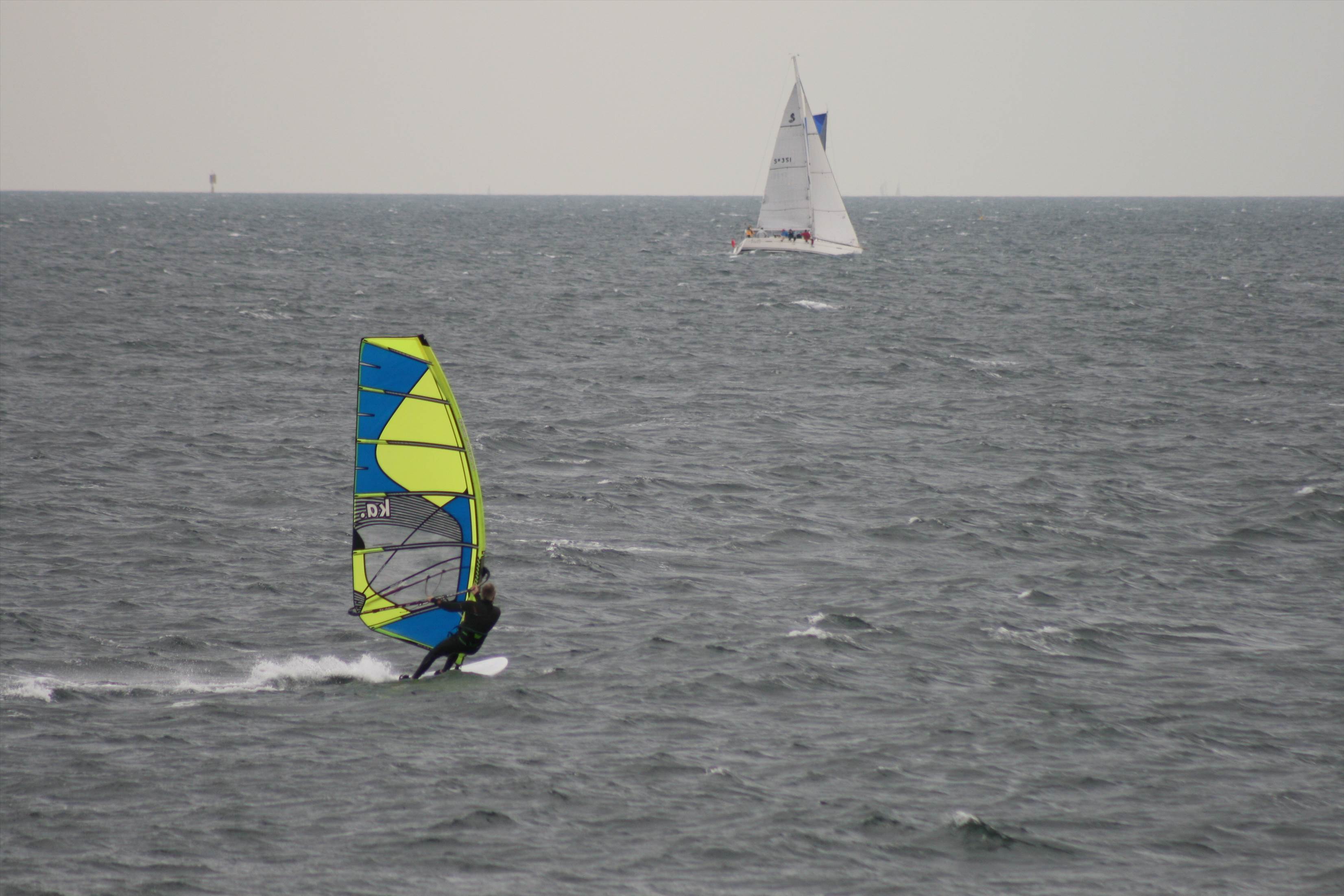 Classic northerly at Greens