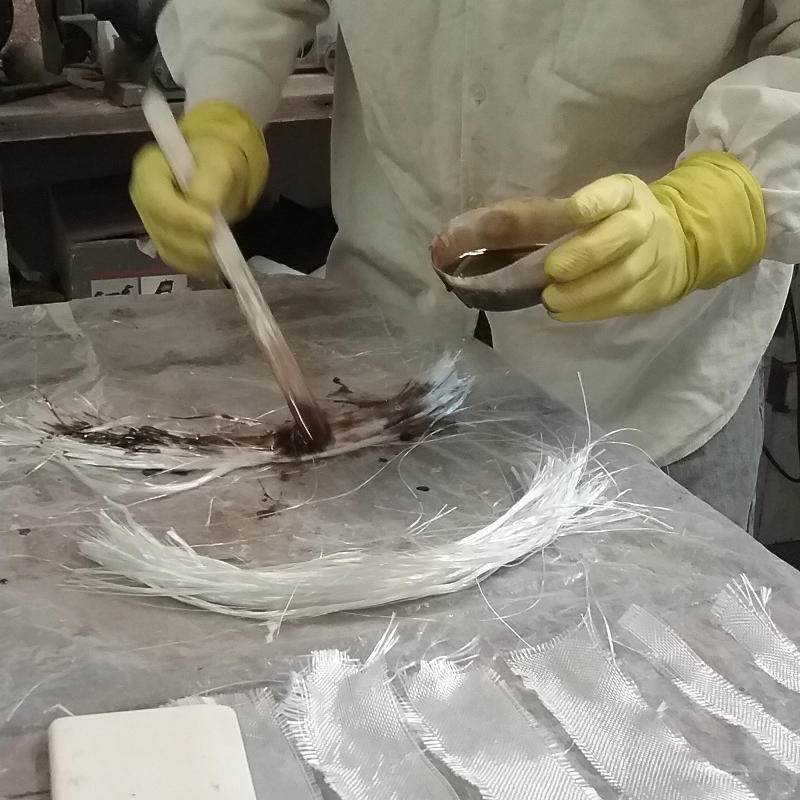 wetting rovings 1
