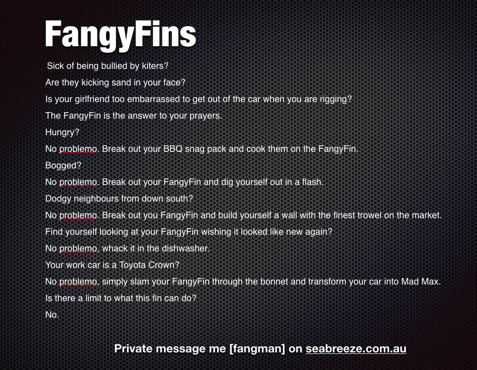 Current FangyFin info