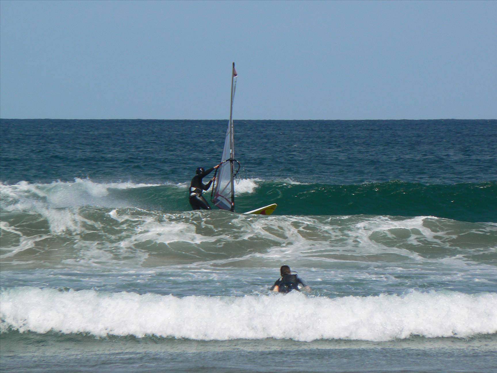 Unexpected wind and waves 14/10/07