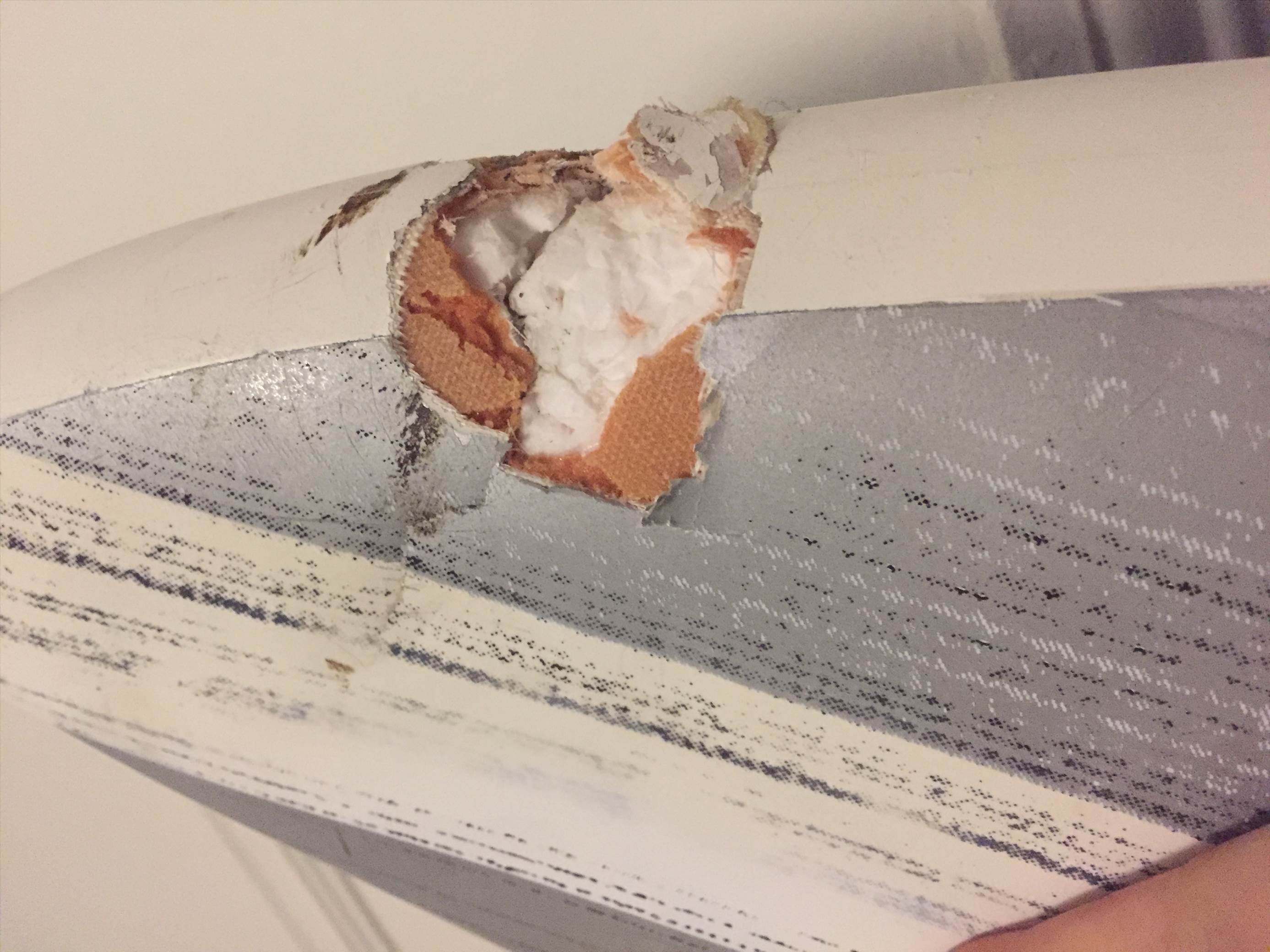 Board nose ding
