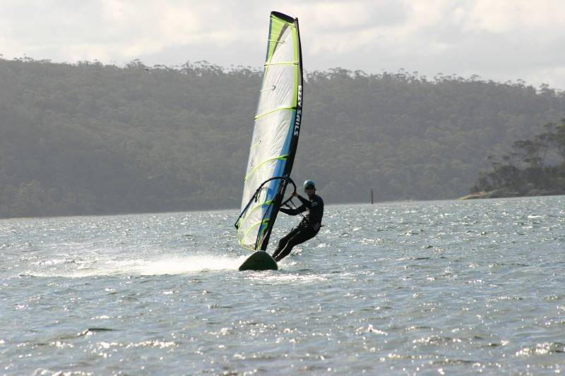 jimmy enjoying georges bay