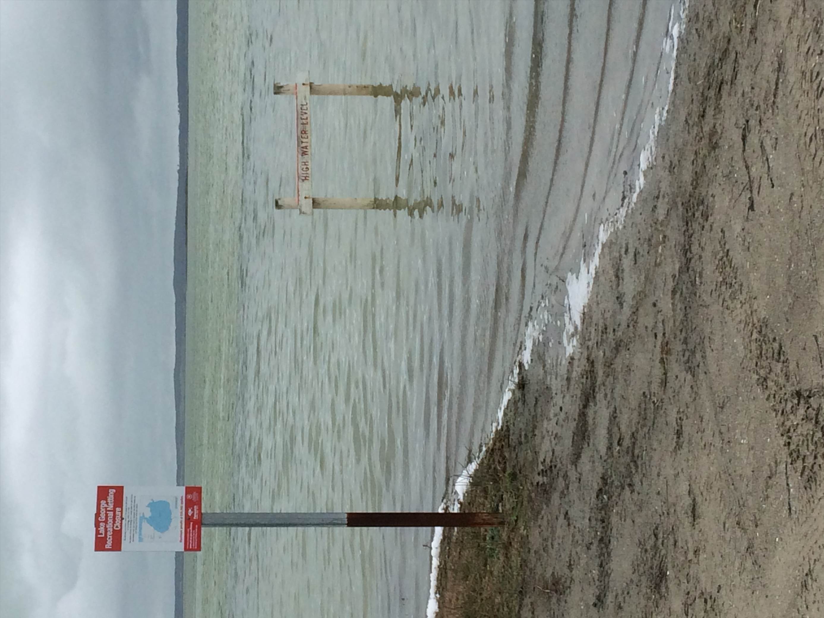 lake george level June 2018 - 2