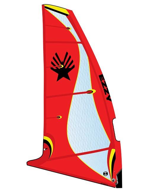 2xs ezzy hydra windsurf sail red
