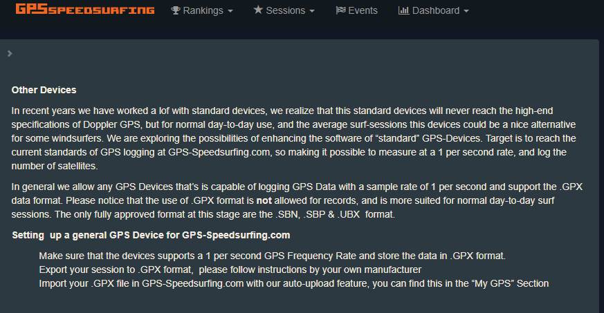 Speedsurfing