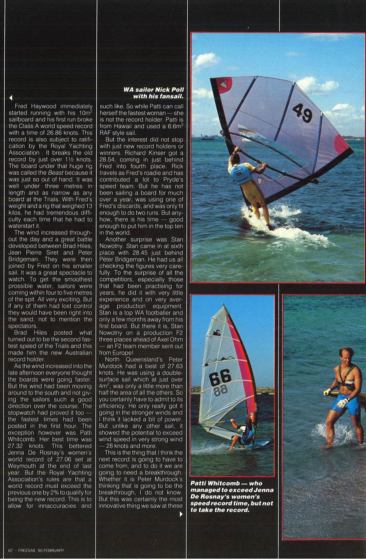 windrush speed trials