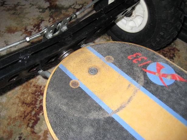 Mounting a mast base to a land/mountainboard
