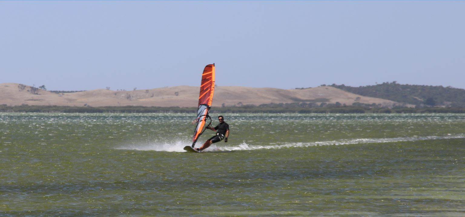 Jamie relax at the Spit