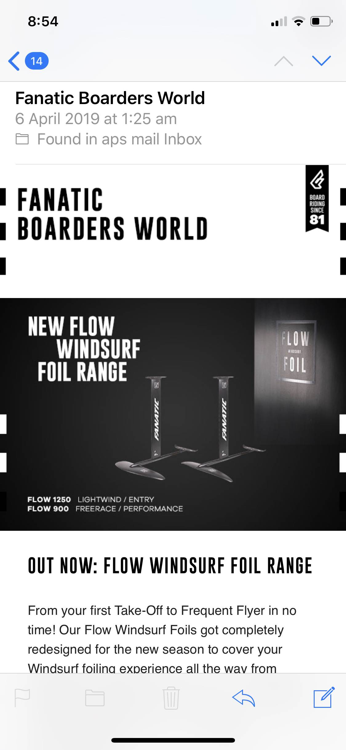 Flow Foil 1250