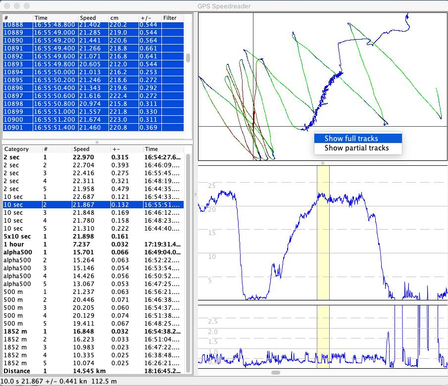 GPSSpeedreader125Highlighting