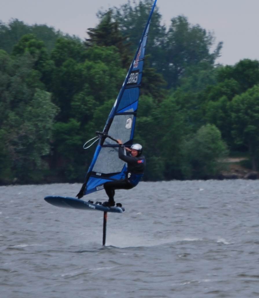 GPS Speed Foiling at 28.4 knots