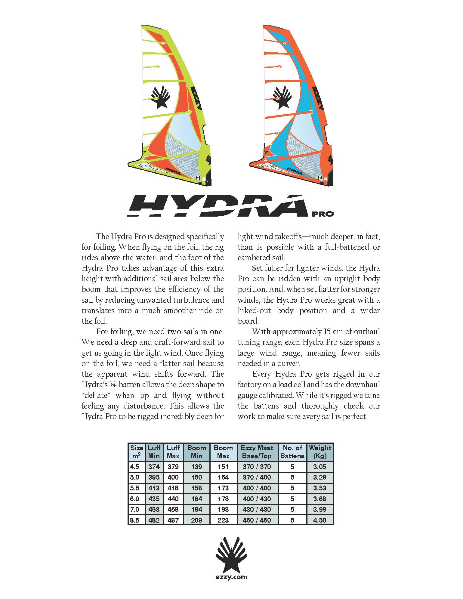 Ezzy Hydra Pro Brochure