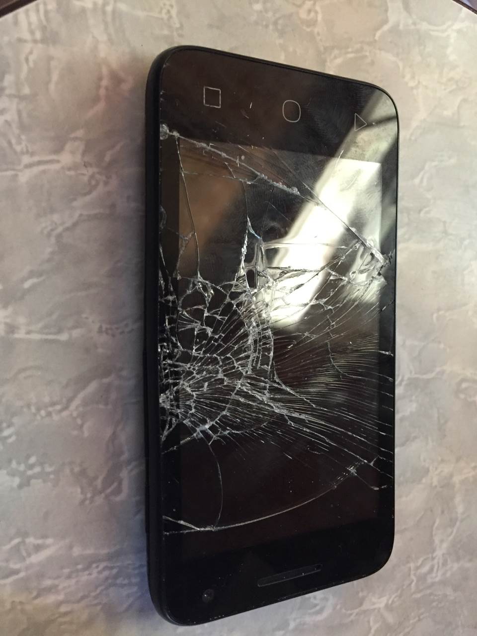 Smashed Android Phone