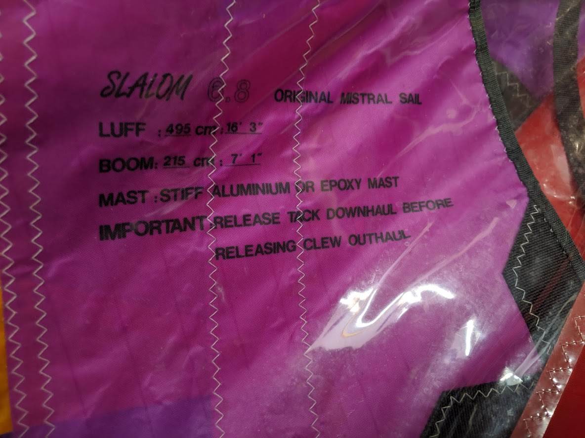 Sail Specs