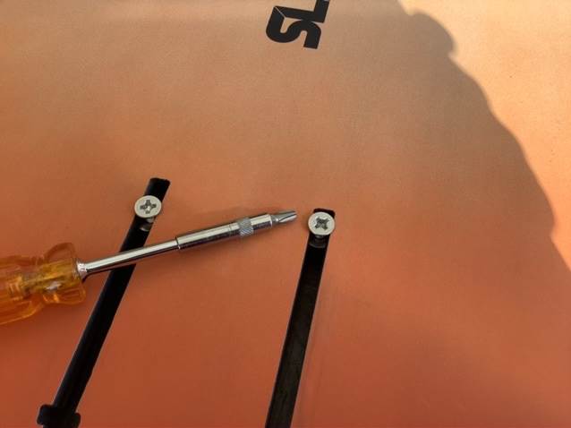 Finbox screws on the Levitator board