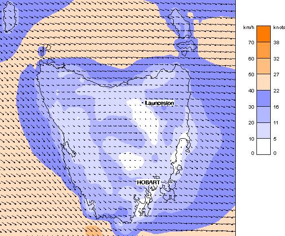 Map of Tassie