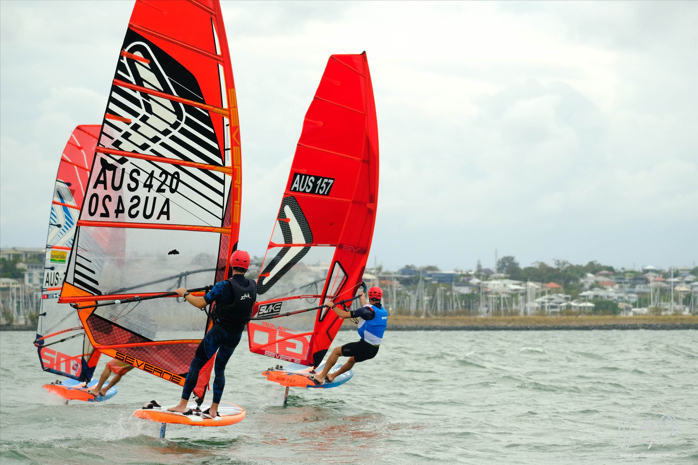 Qld State Slalom Titles - Foil Action