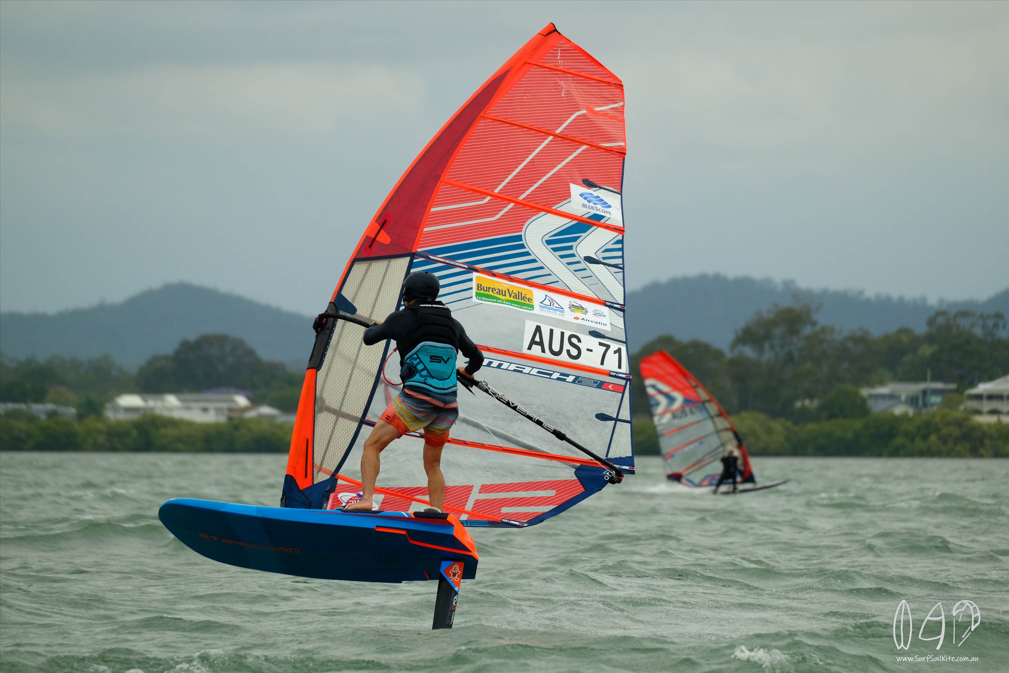 Qld State Slalom Titles - Foil Action