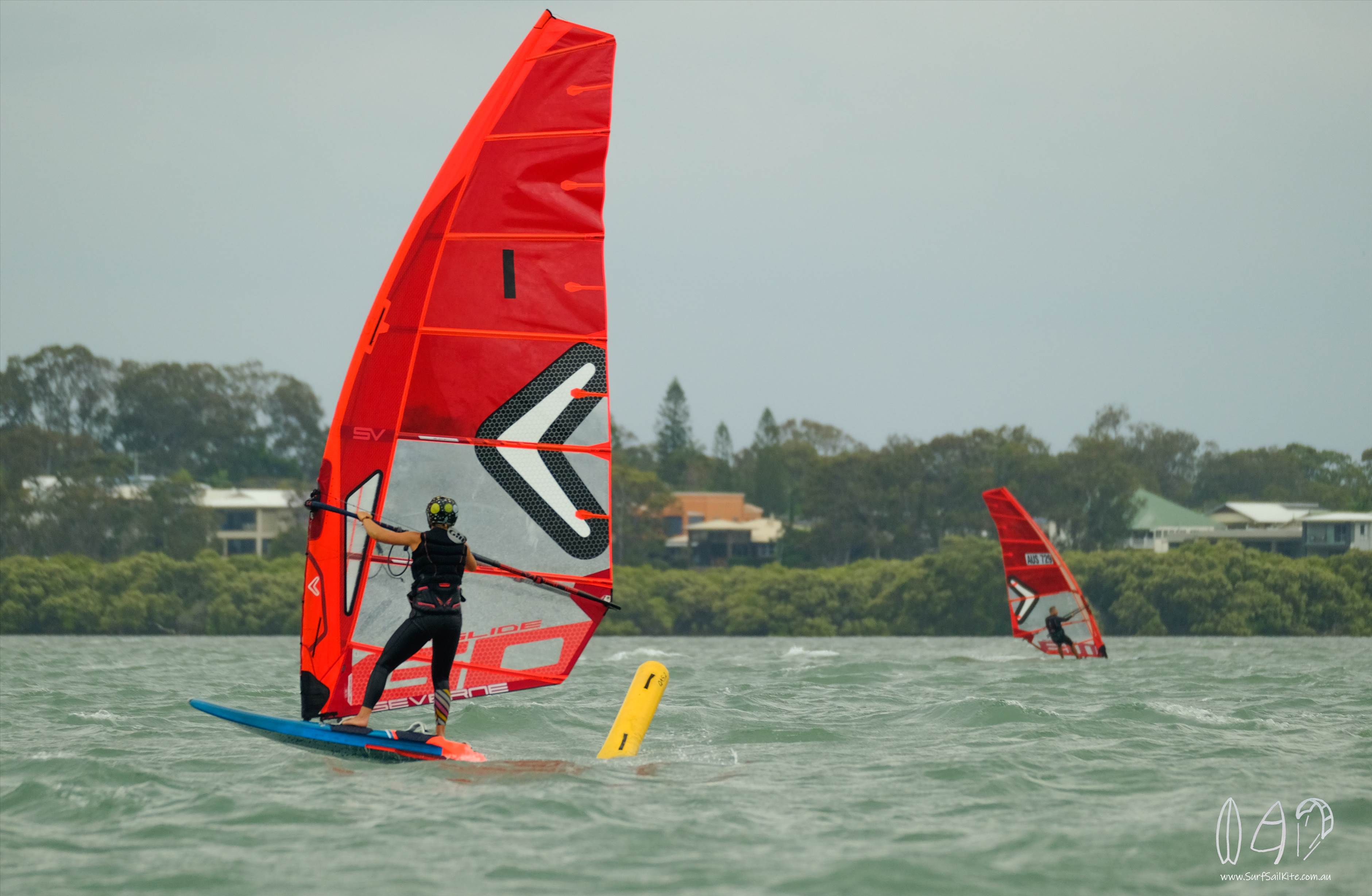 Qld State Slalom Titles - Foil Action