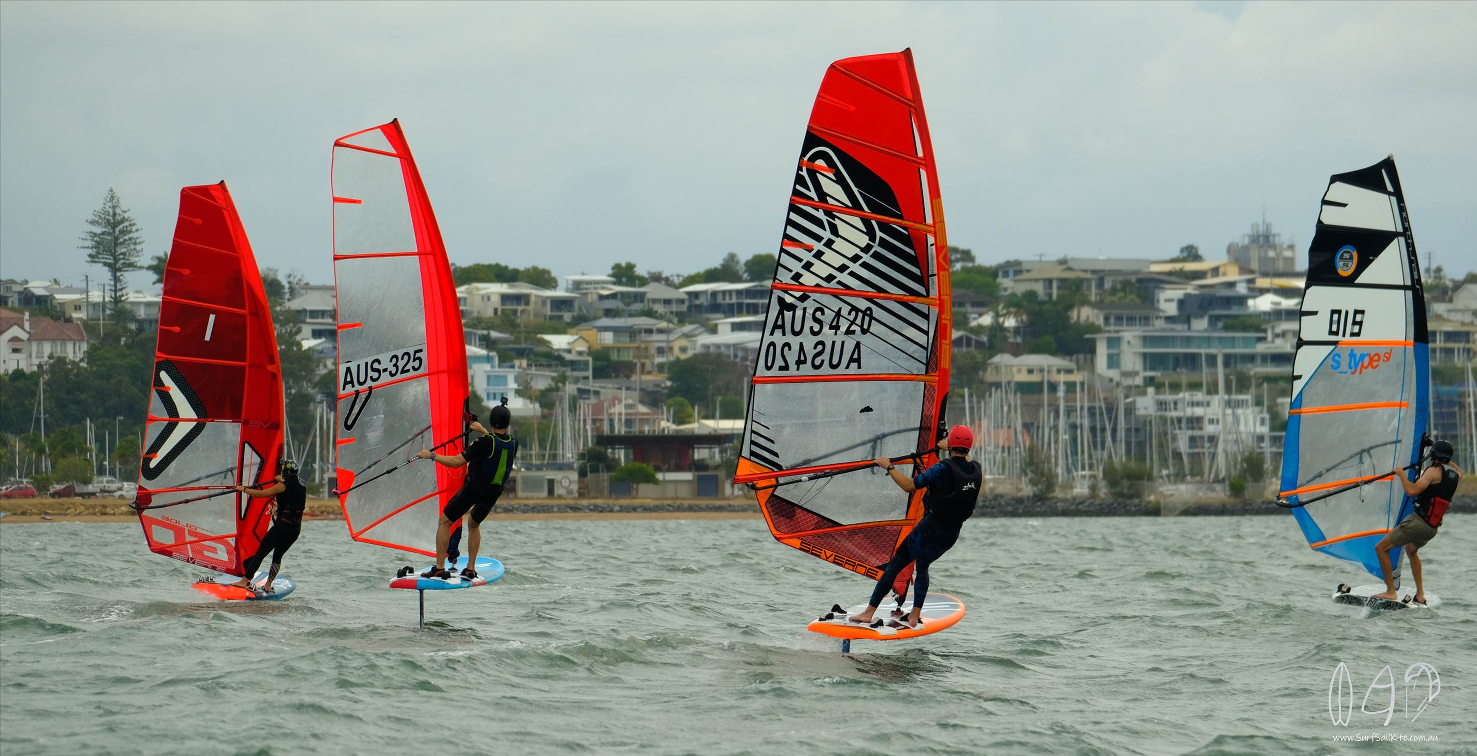 Qld State Slalom Titles - Foil Action