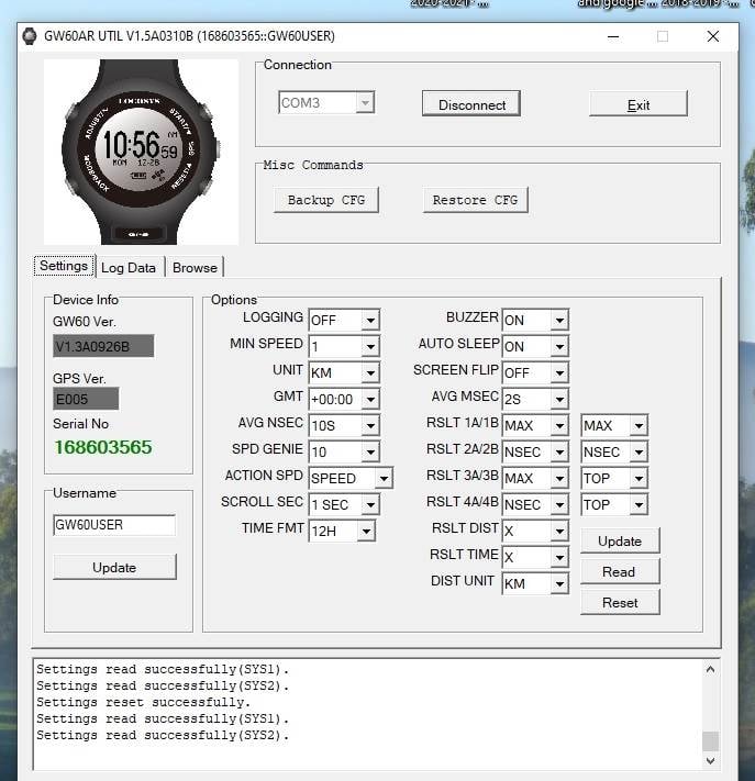 GW settings
