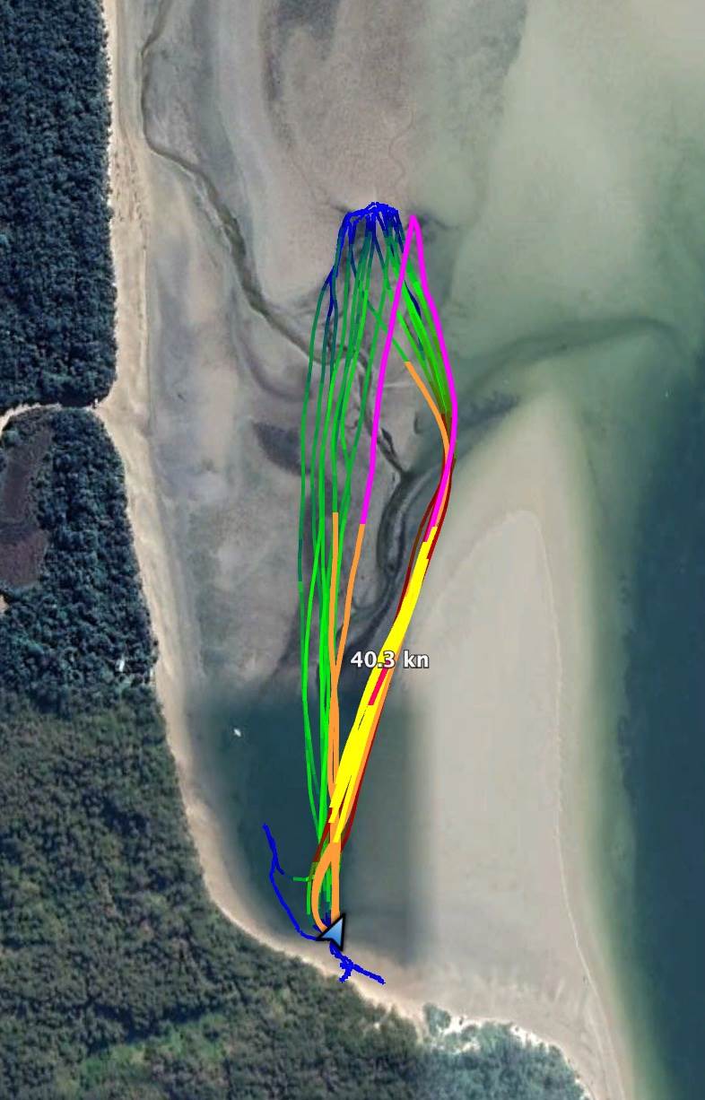 Trackmap Sandy Point 24-01-19