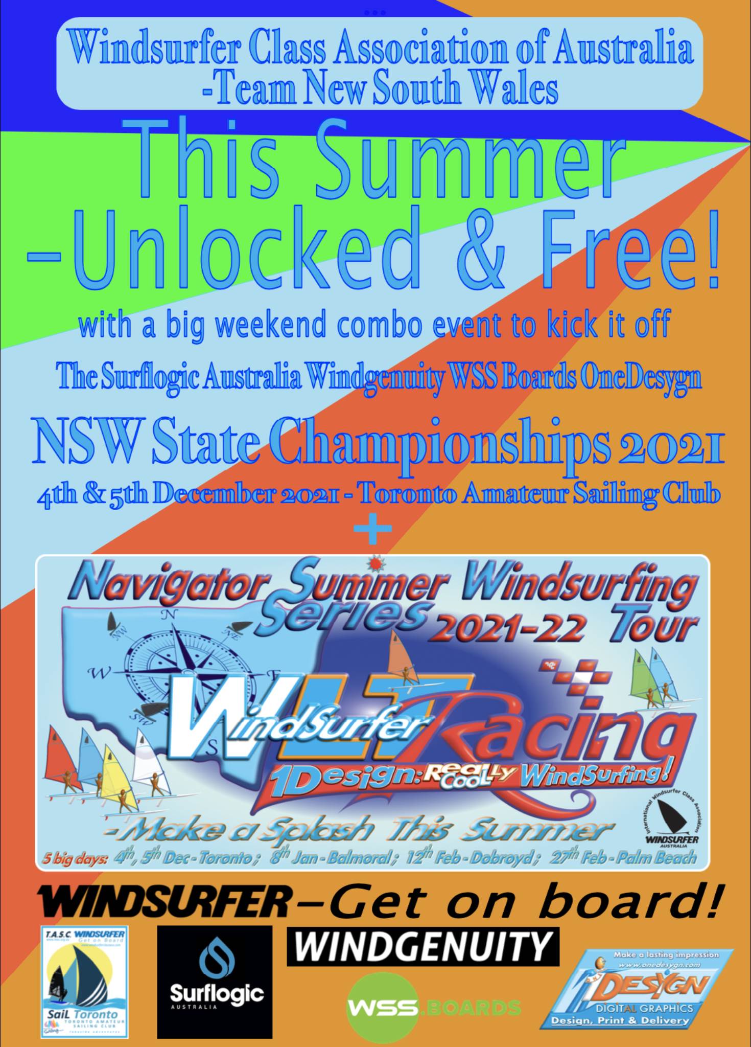 Nsw state windsurfer Championships and Summer series 2021-2022