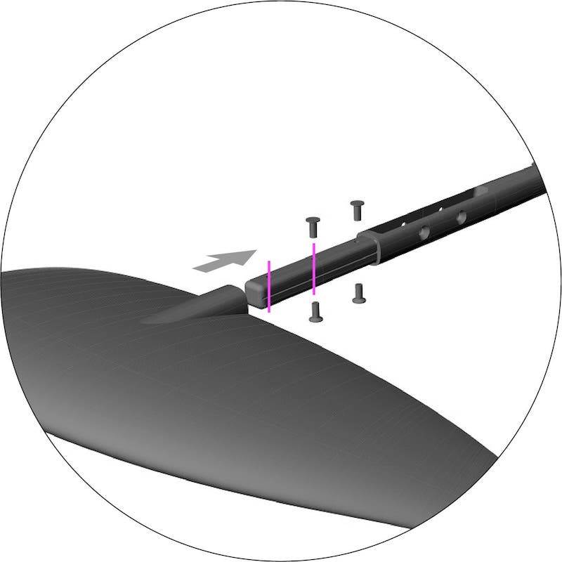 Starboard Supercruiser fuselage - front wing 2 small