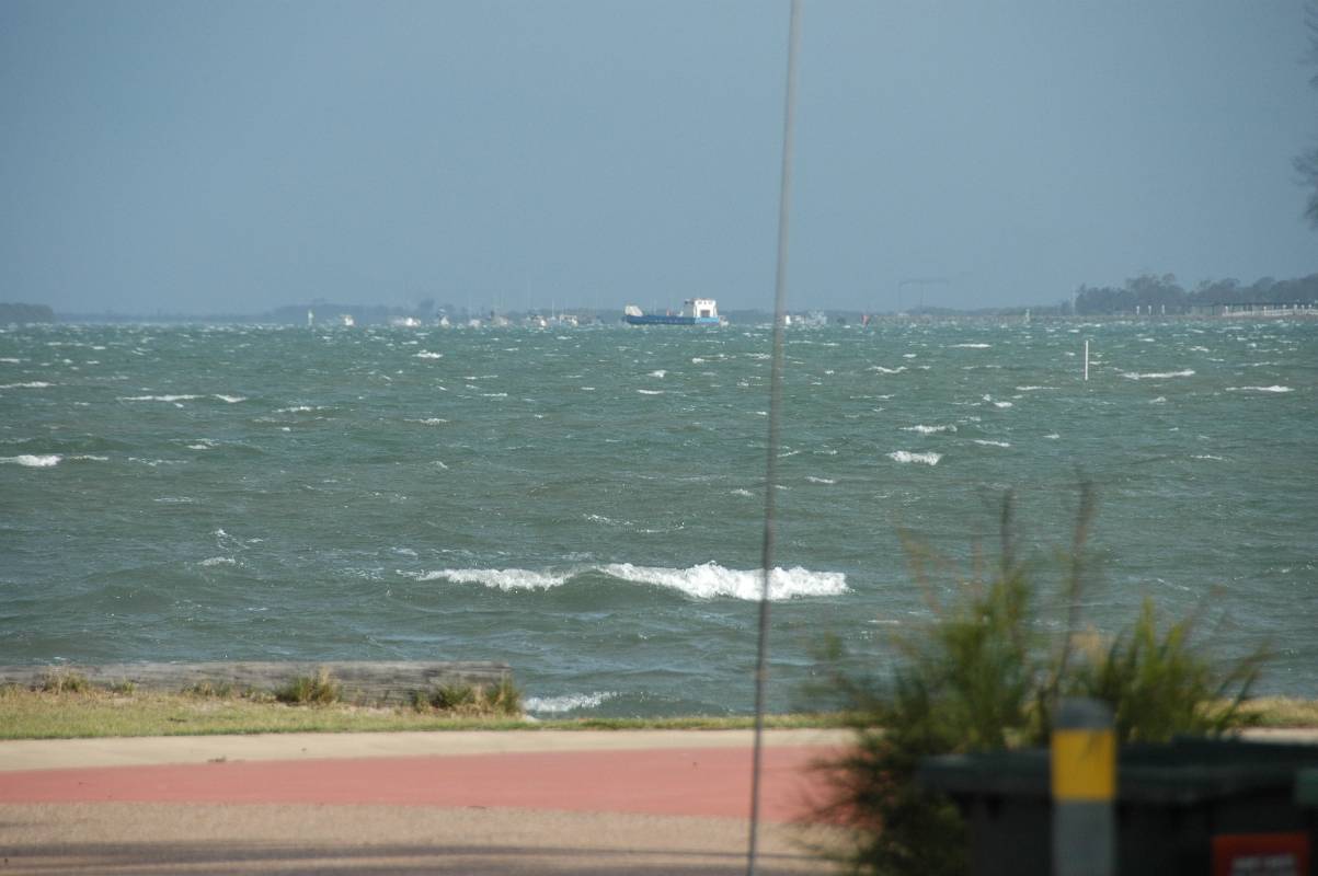 cold, windy, choppy and bown 