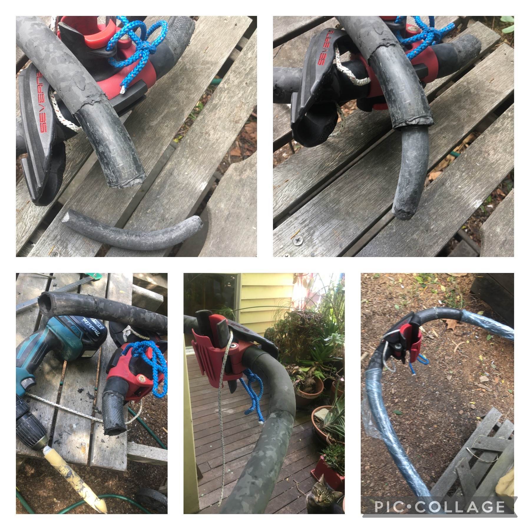carbon boom repair