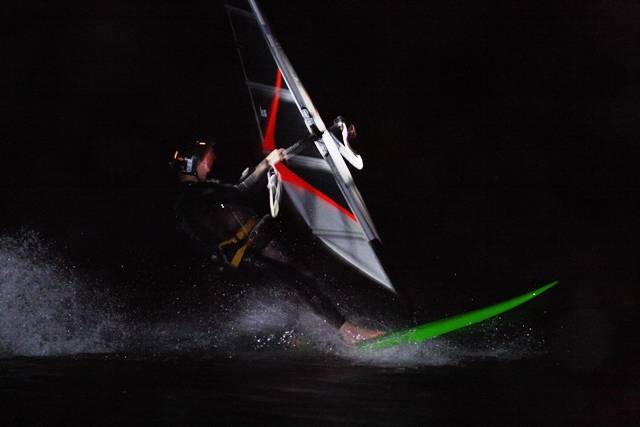 Night Sailing at Sandy Point