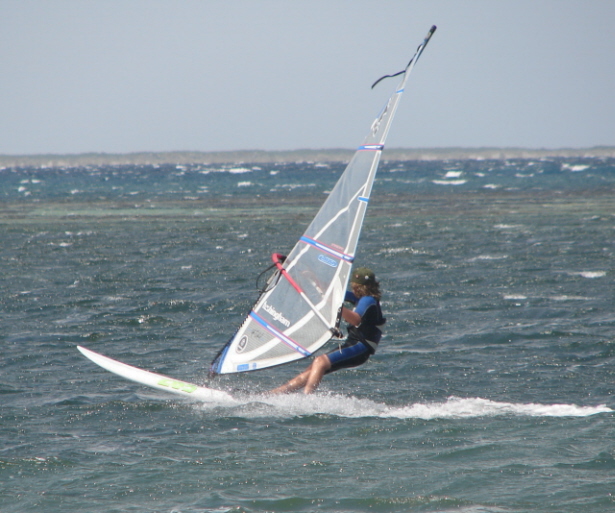 David, 11yrs old, 20knots