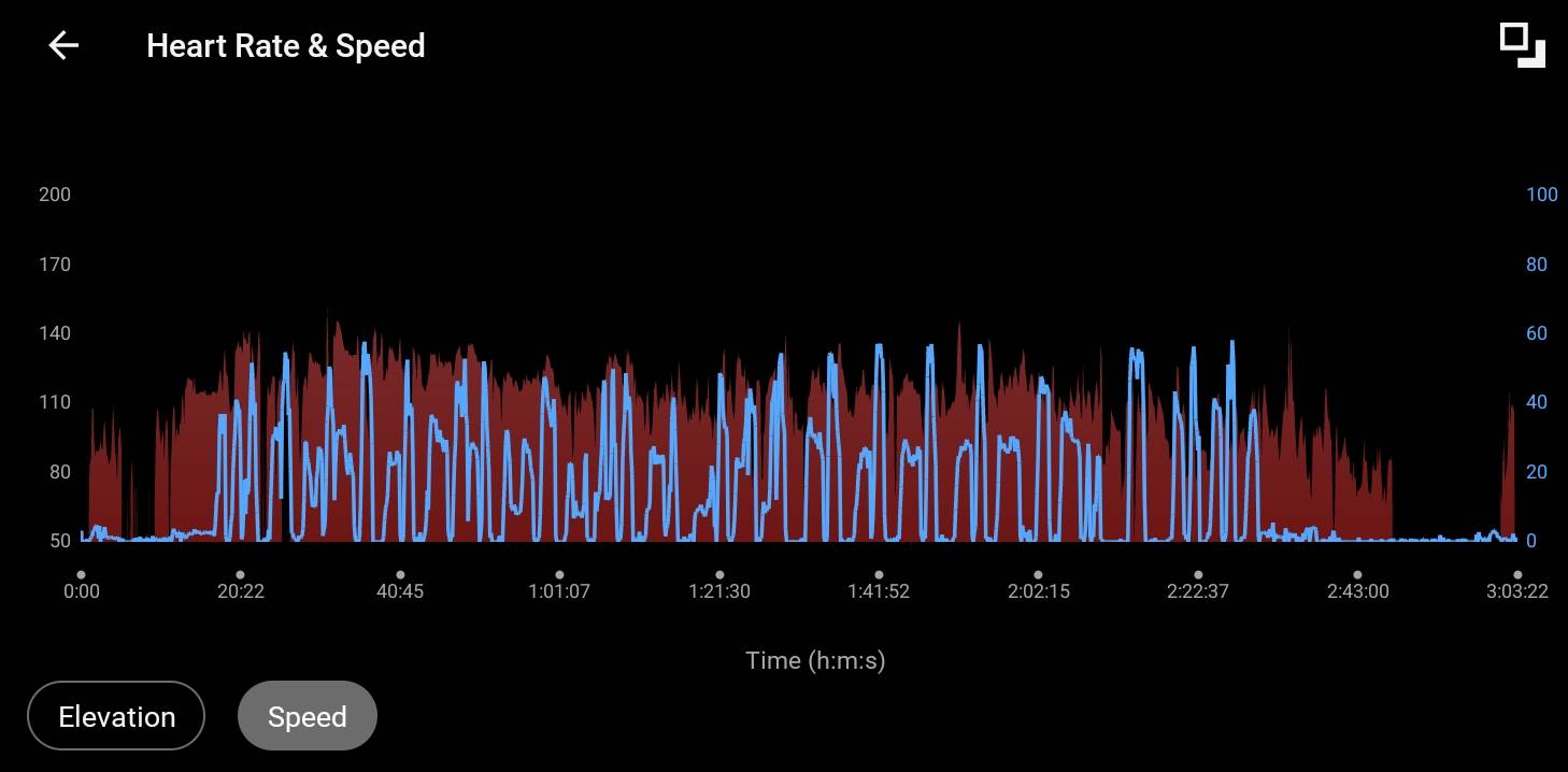 HR versus Speed
