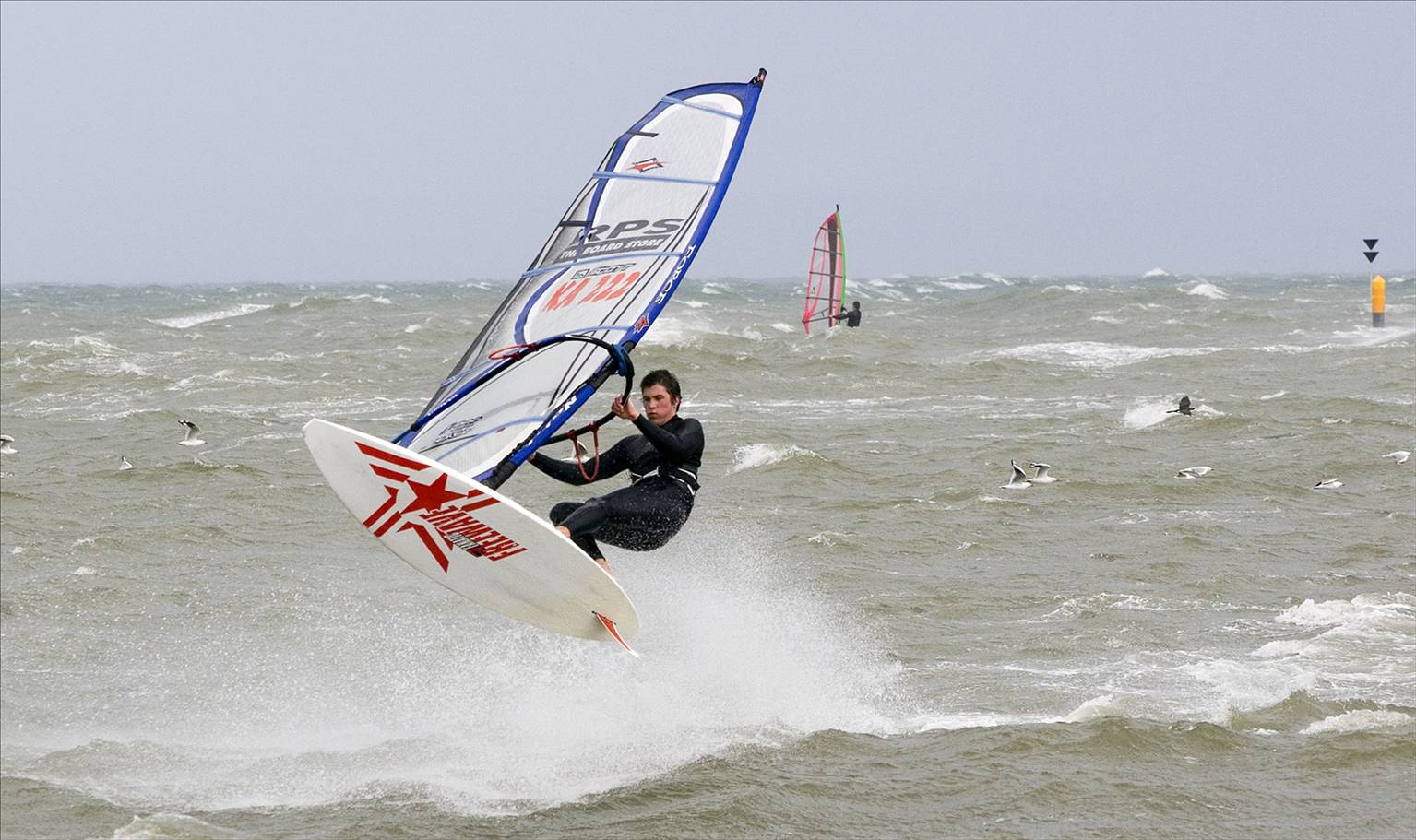 Some older pics - winter westerly.