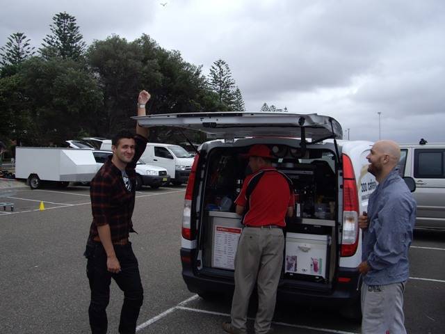 Brett & Sean fuelling up